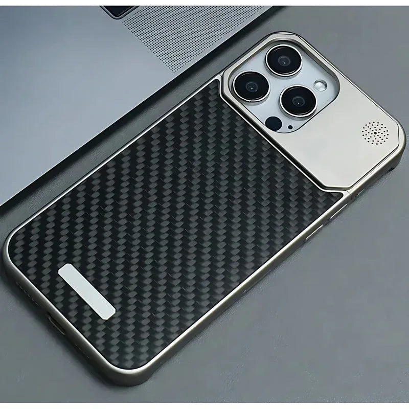 Vortex Carbon Alloy Case iPhone 16 Pro Max - Three