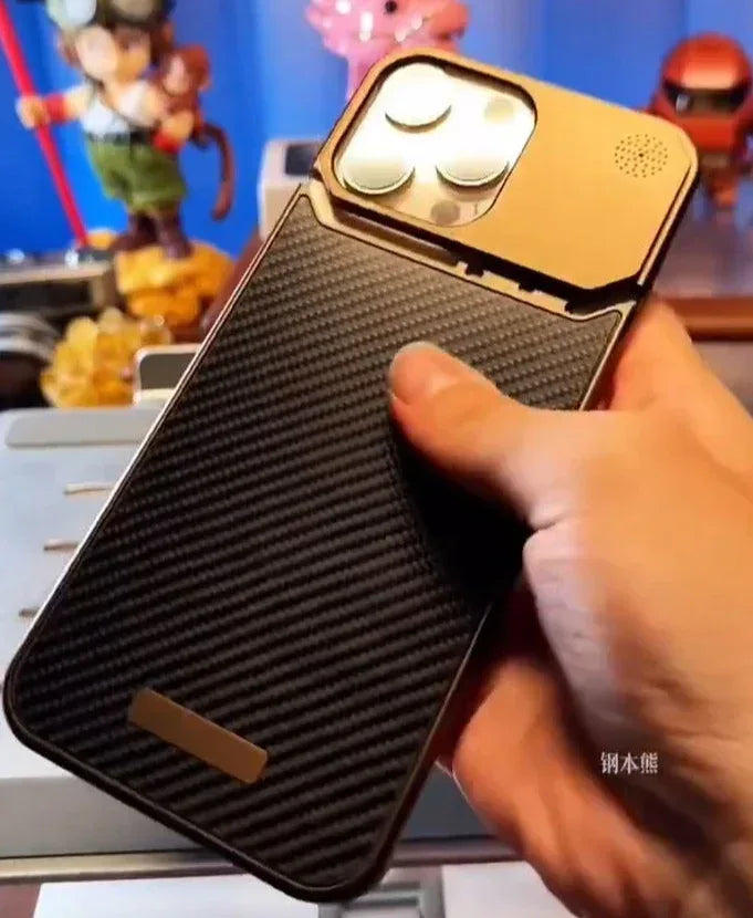 Vortex Carbon Alloy Case iPhone 16 Pro Max - Three