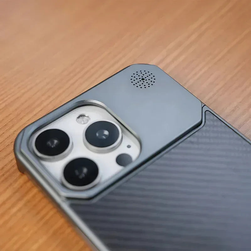Vortex Carbon Alloy Case iPhone 16 Pro Max - Three