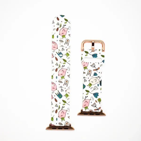 Silicone Printed Watch Band - Three