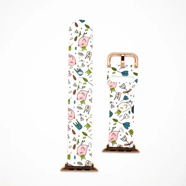 Silicone Printed Watch Band - Three