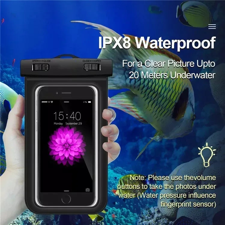 Waterproof Phone Bag IPX8 - Three