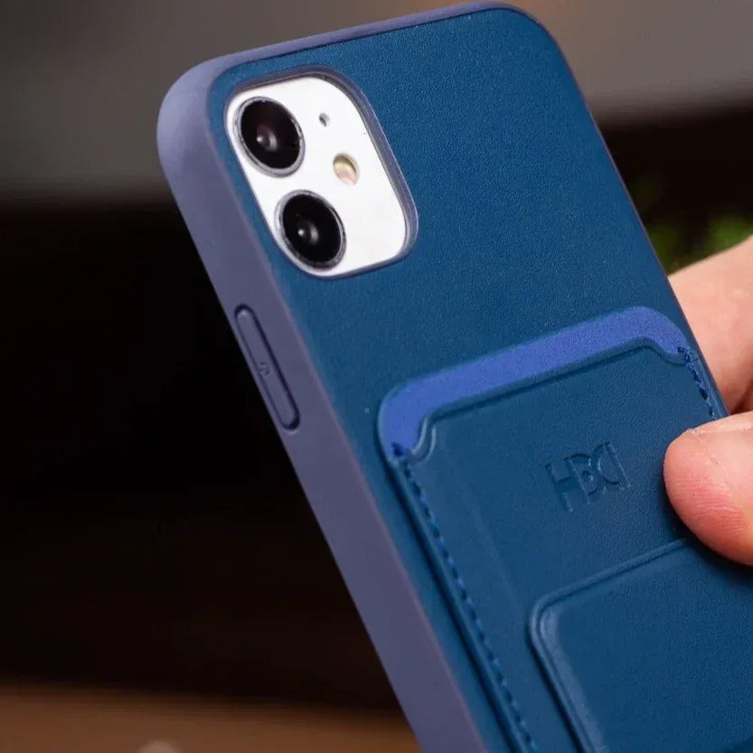 HDD Magnetic Stand Card Leather Case iPhone 11 - Three