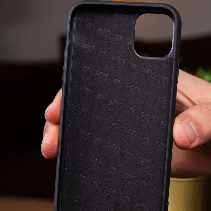 HDD Magnetic Stand Card Leather Case iPhone 11 - Three