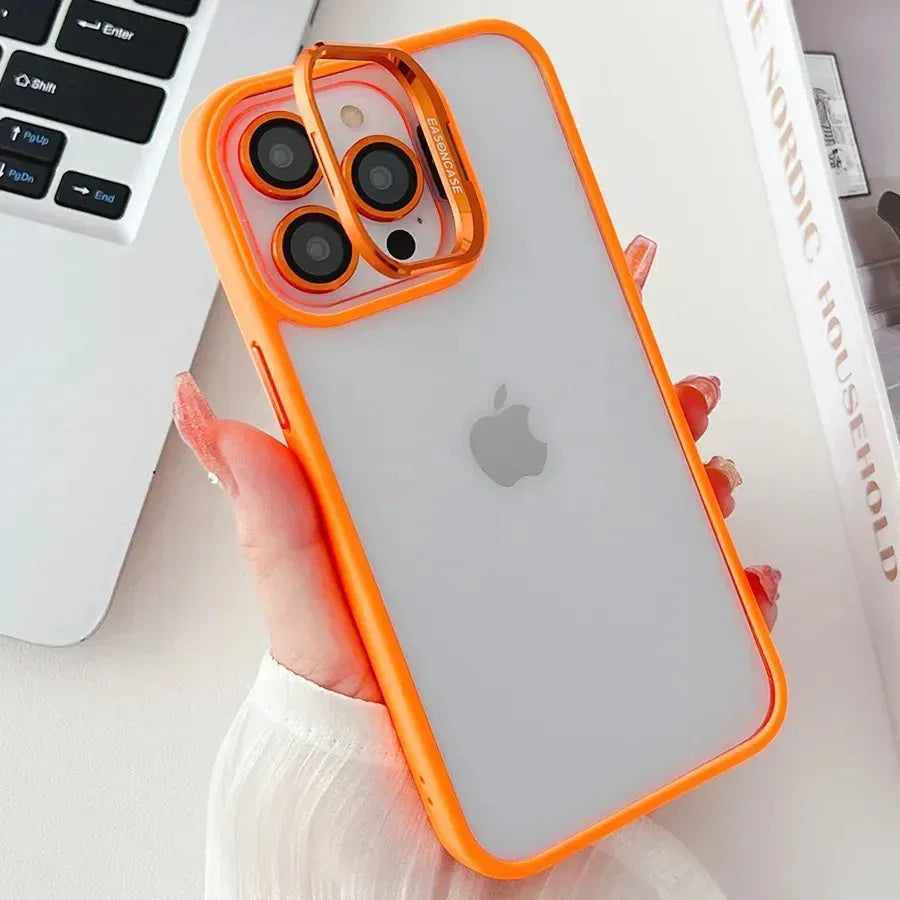 Bracket With Lens Film Case iPhone 14 Pro - Three