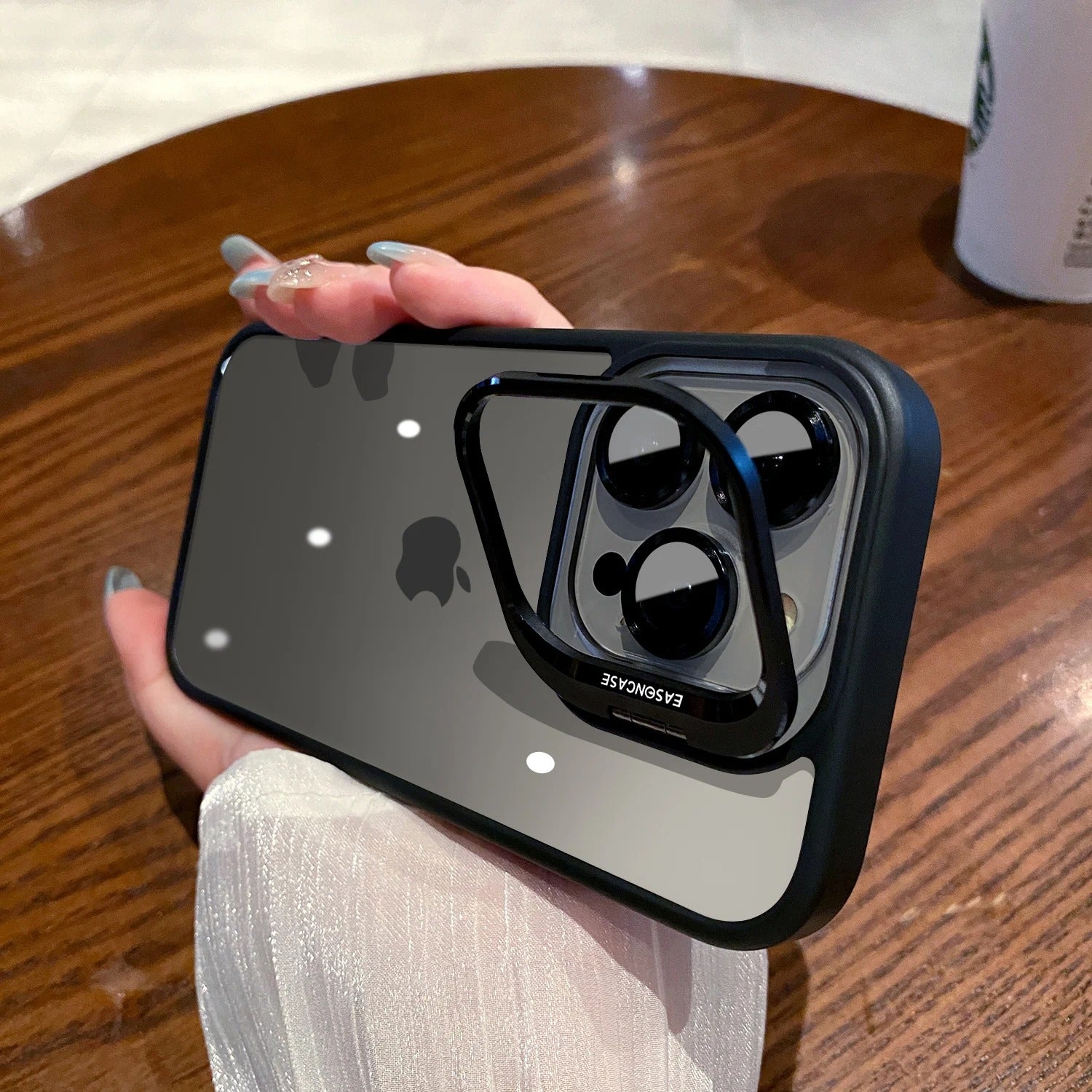 Bracket With Lens Film Case iPhone 14 Pro