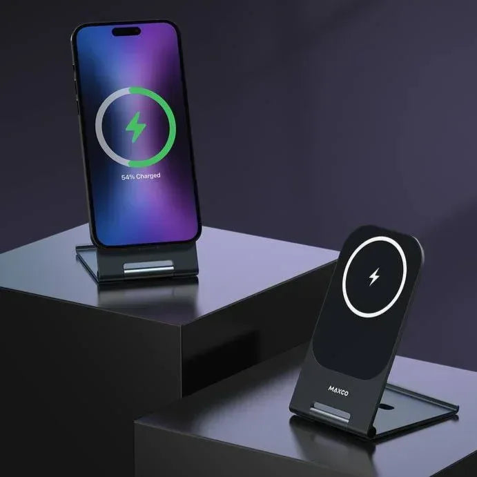 Maxco Wireless Charger Ultra Strong Magnetic 15W MW03 - Three