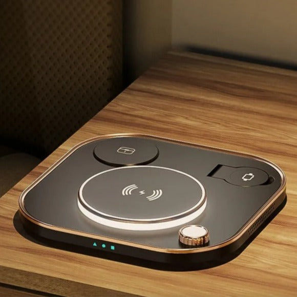 3 in1 Wireless Charging Station With Lamp X3