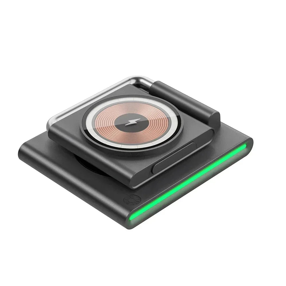 Foldable Stand 3 in 1 Wireless Charger - Three