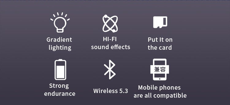 Lanex Mini Colorful RGB Speaker LY08