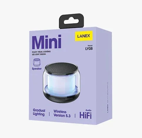 Lanex Mini Colorful RGB Speaker LY08 - Three