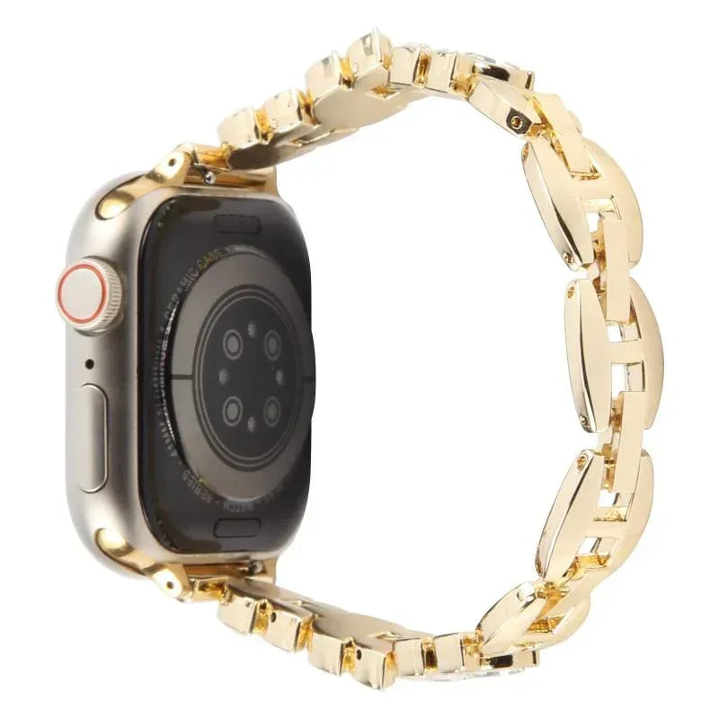 Leaf Diamond Metal Band For Apple Watch - Three