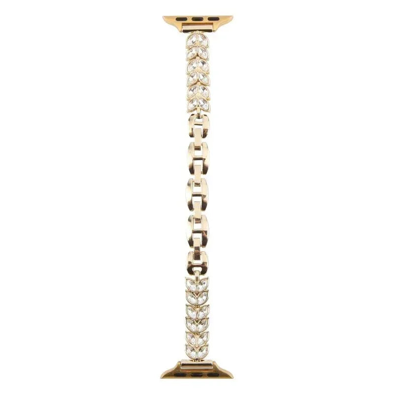 Leaf Diamond Metal Band For Apple Watch - Three