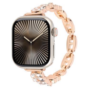 Leaf Diamond Metal Band For Apple Watch - Three