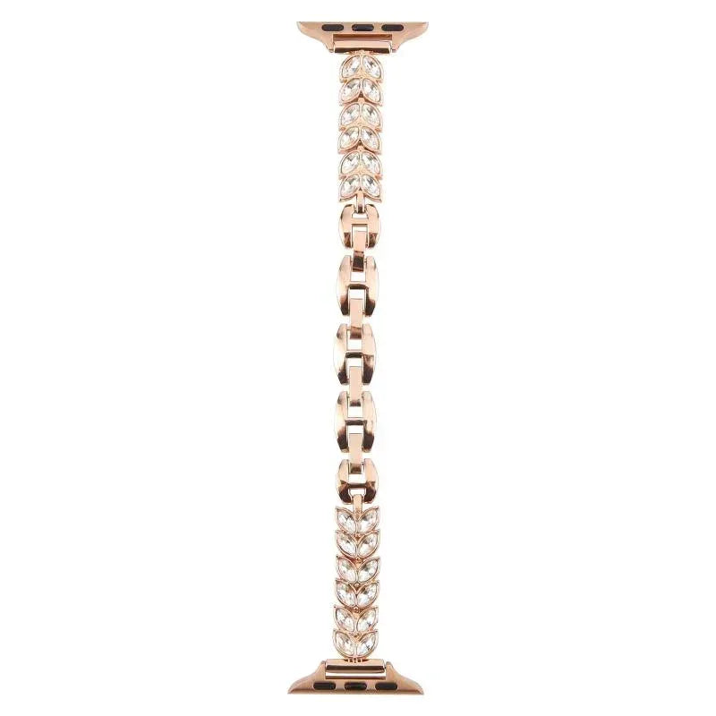 Leaf Diamond Metal Band For Apple Watch - Three