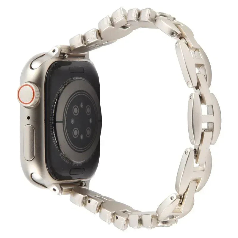 Leaf Diamond Metal Band For Apple Watch - Three