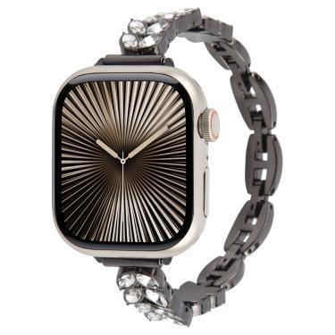 Leaf Diamond Metal Band For Apple Watch - Three
