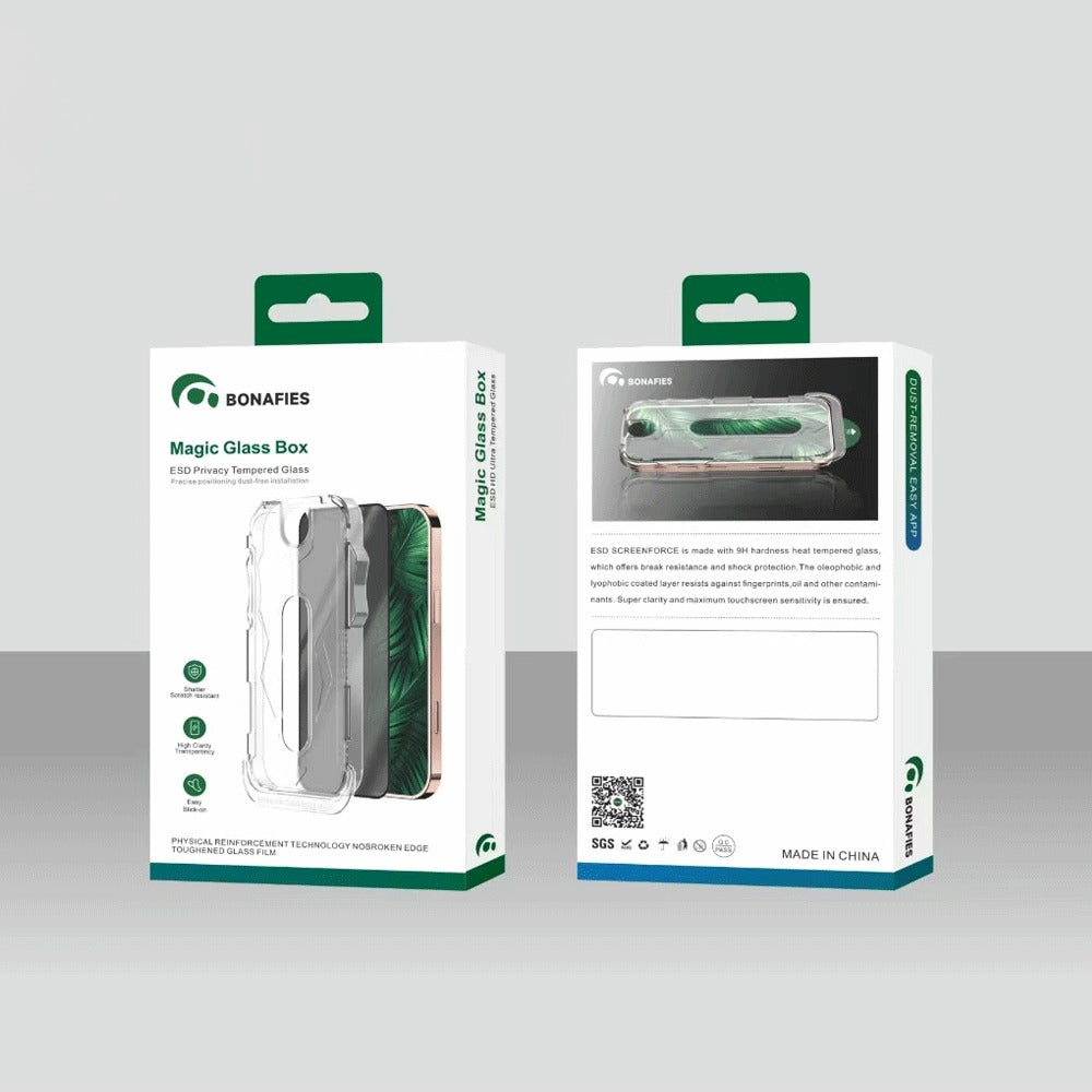 Bonafies Magic Privacy Glass Box iPhone 17 Pro