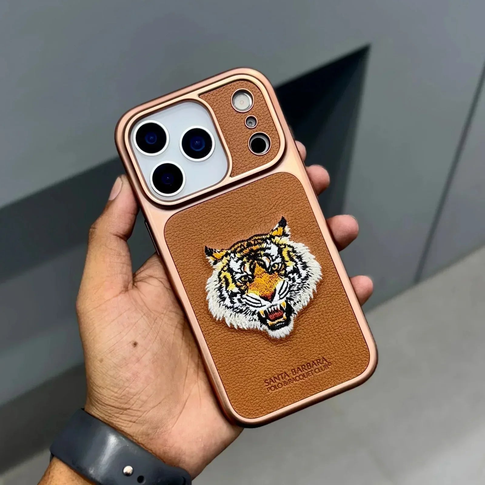 Santa Barbara Savanna Tiger Case iPhone 17 Pro Max - Three