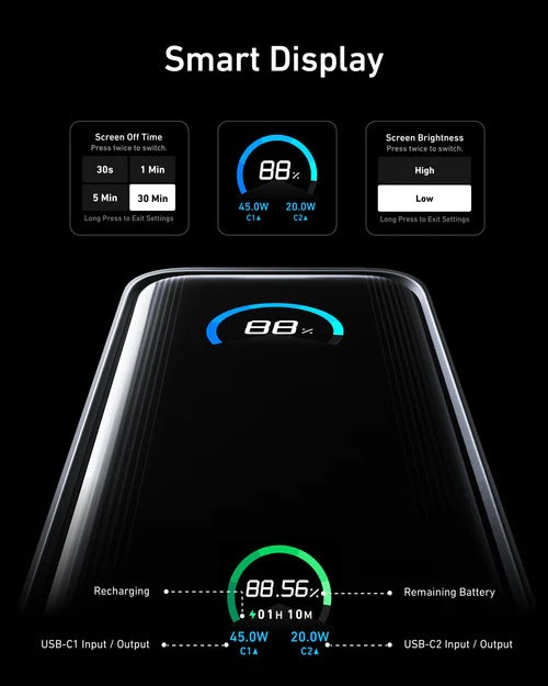 Anker Prime 9600mAh Power Bank 65W A1339