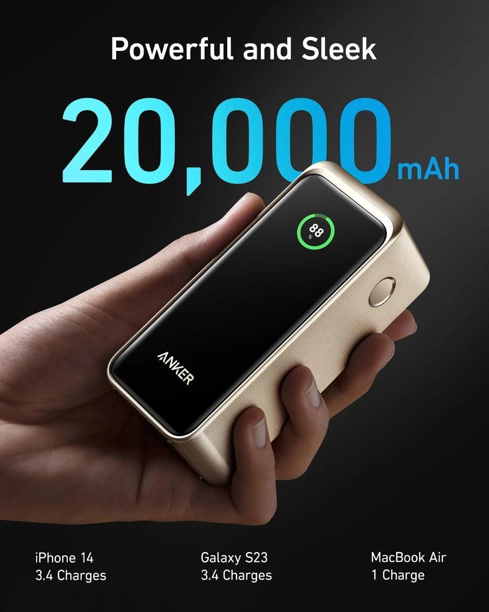 Anker Prime Power Bank 20,000 mAh Digital Display A13360B1