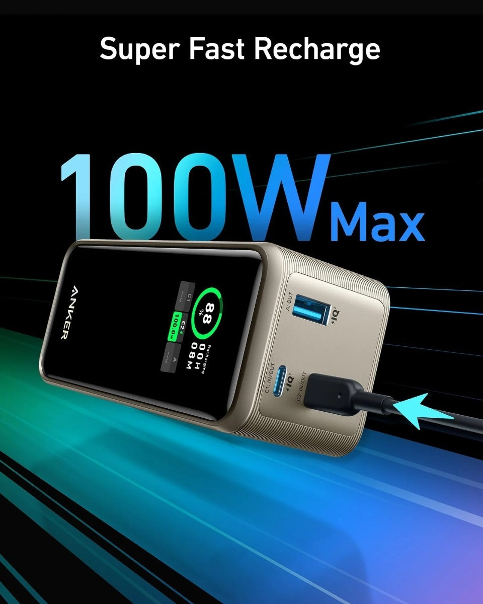 Anker Prime Power Bank 20,000 mAh Digital Display A13360B1