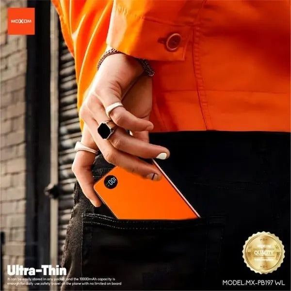 Moxom Magnetic Wireless Power Bank 10000mAh| MX-PB197 WL
