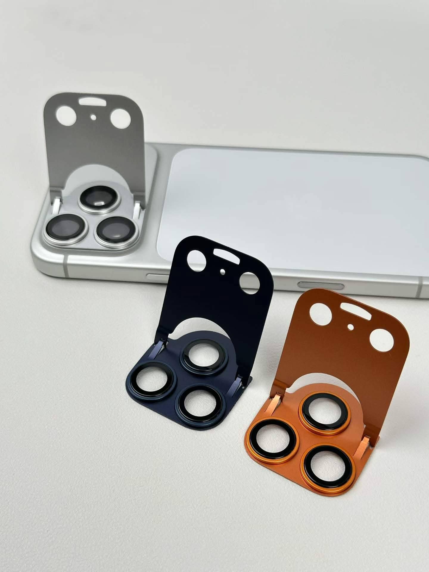 Metal Camera Ring With Holder For iPhone 17 Pro Max