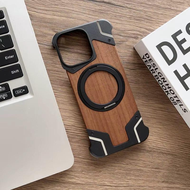 Metal Axis Magsafe Stand Case iPhone 16 Pro Max - Three