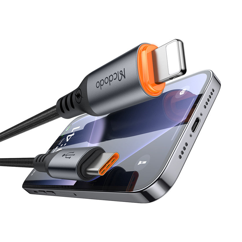Macdodo 36W USB-C TO L AUTO POWER OFF PD CABLE 1.2M CA0870