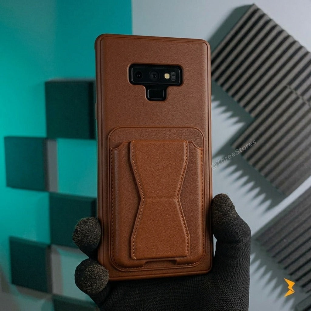 HDD Fionke Stand Leather Case Samsung Note 9