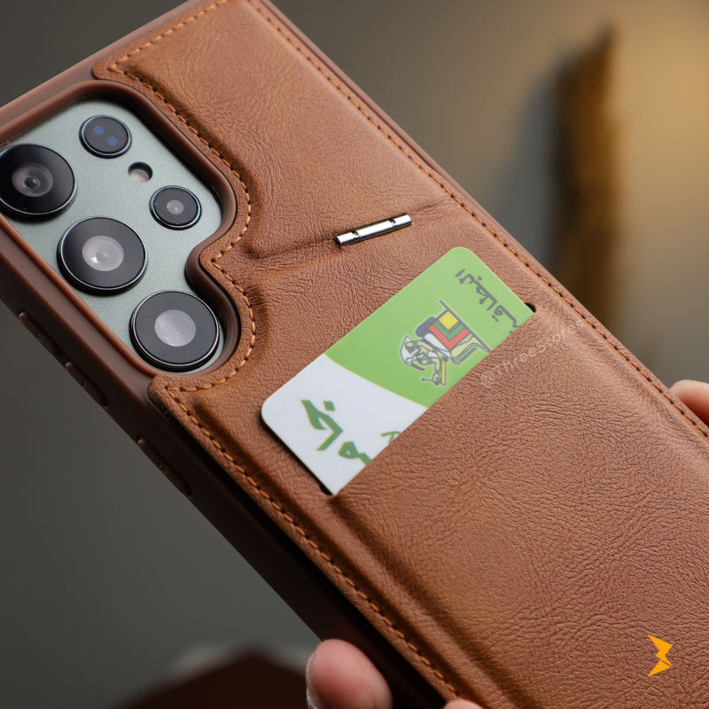 Wing Leather Wallet Magsafe Case Samsung S23 Ultra