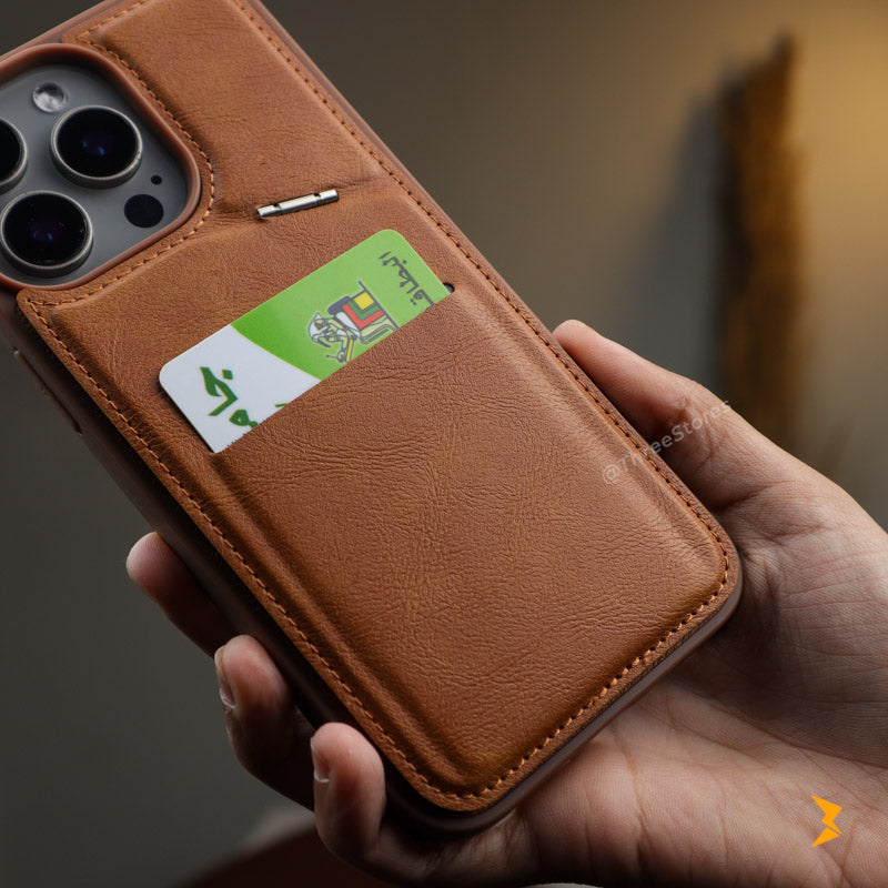 Wing Leather Wallet Magsafe Case iPhone 16 Pro Max