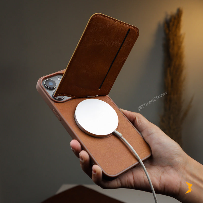 Wing Leather Wallet Magsafe Case iPhone 16 Pro Max