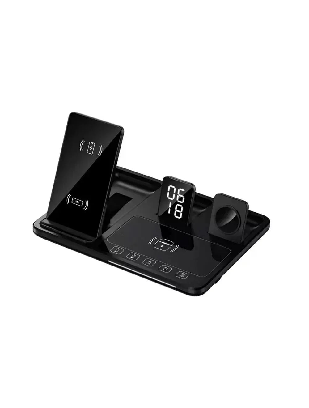 Wireless Charging Stand 4 in 1 Folding Desktop Multi-Function 15W - R11S - Three