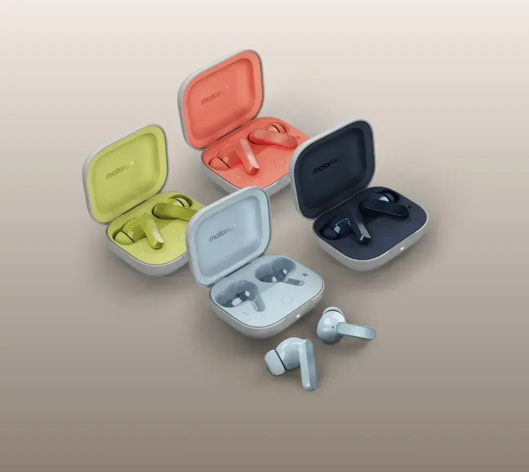 Motorola Wireless Earbuds With Dolby Atmos | Moto Buds - Three