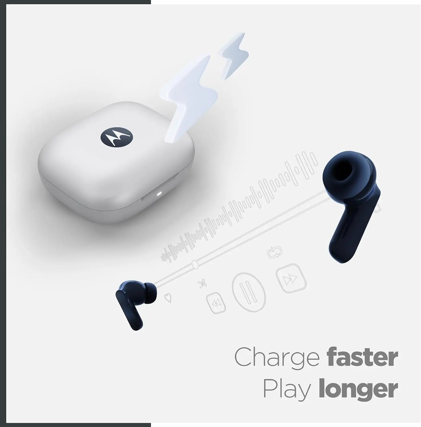 Motorola Wireless Earbuds With Dolby Atmos | Moto Buds