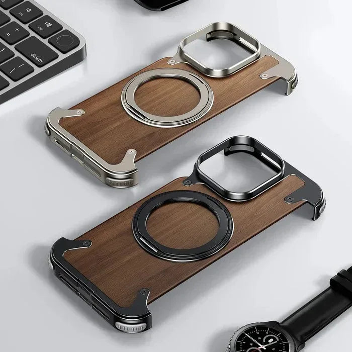 Wonders Wood Magsafe Case iPhone 15 Pro Max - Three
