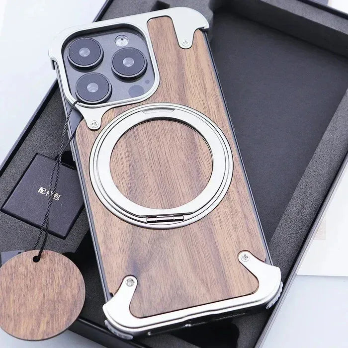 Wonders Wood Magsafe Case iPhone 15 Pro Max - Three