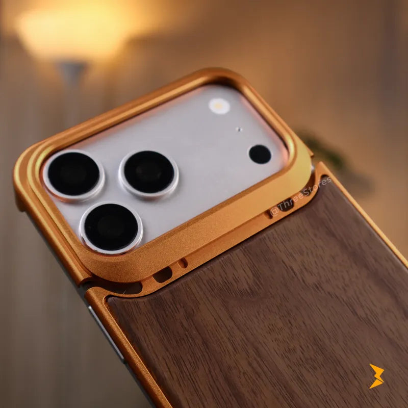 Expander Wooden Metal Case iPhone 17 Pro Max