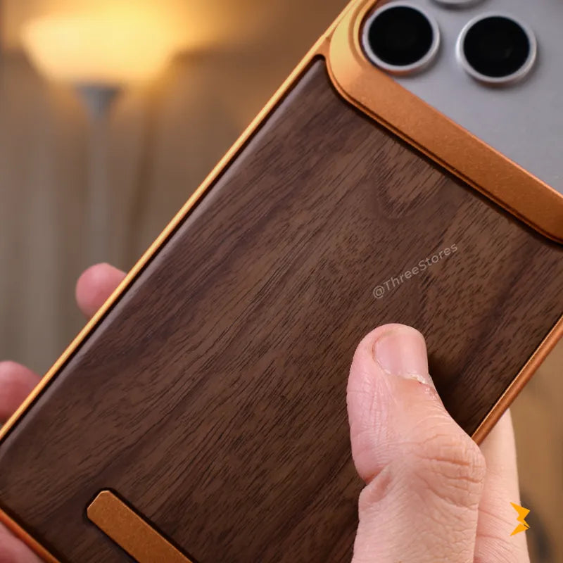Expander Wooden Metal Case iPhone 17 Pro Max