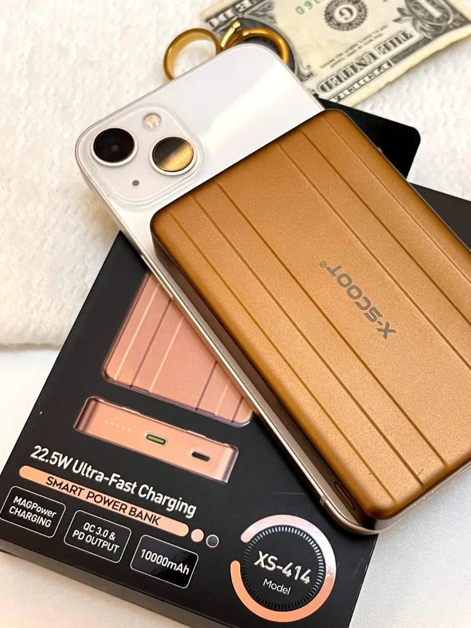 X-Scoot Power Bank Magsafe PD 22.5W 10000mAh xs-414 - Three