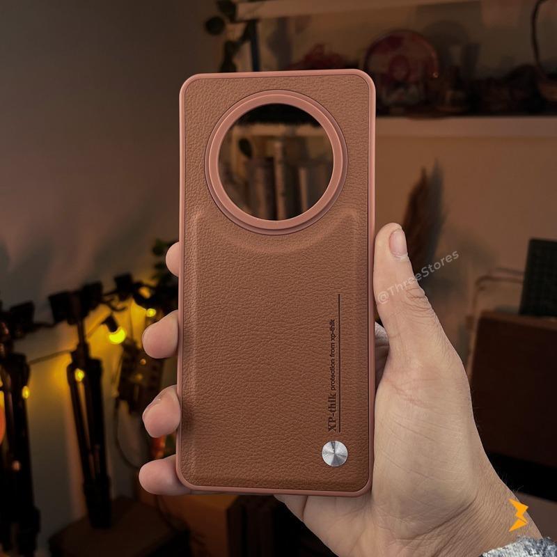 XP-Thick Pin Leather Case Oppo Reno 12f - Three