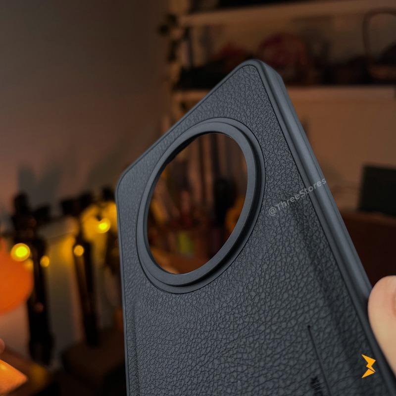 XP-Thick Pin Leather Case Oppo Reno 12f - Three