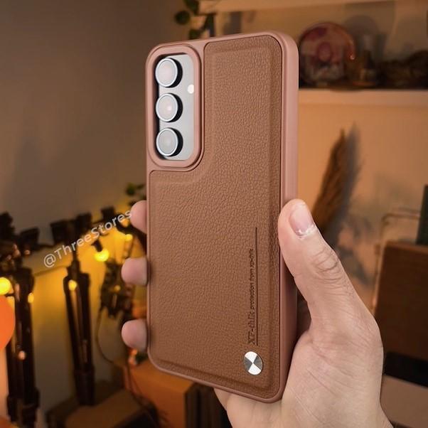 XP-Thick Pin Leather Case Samsung A24 - Three