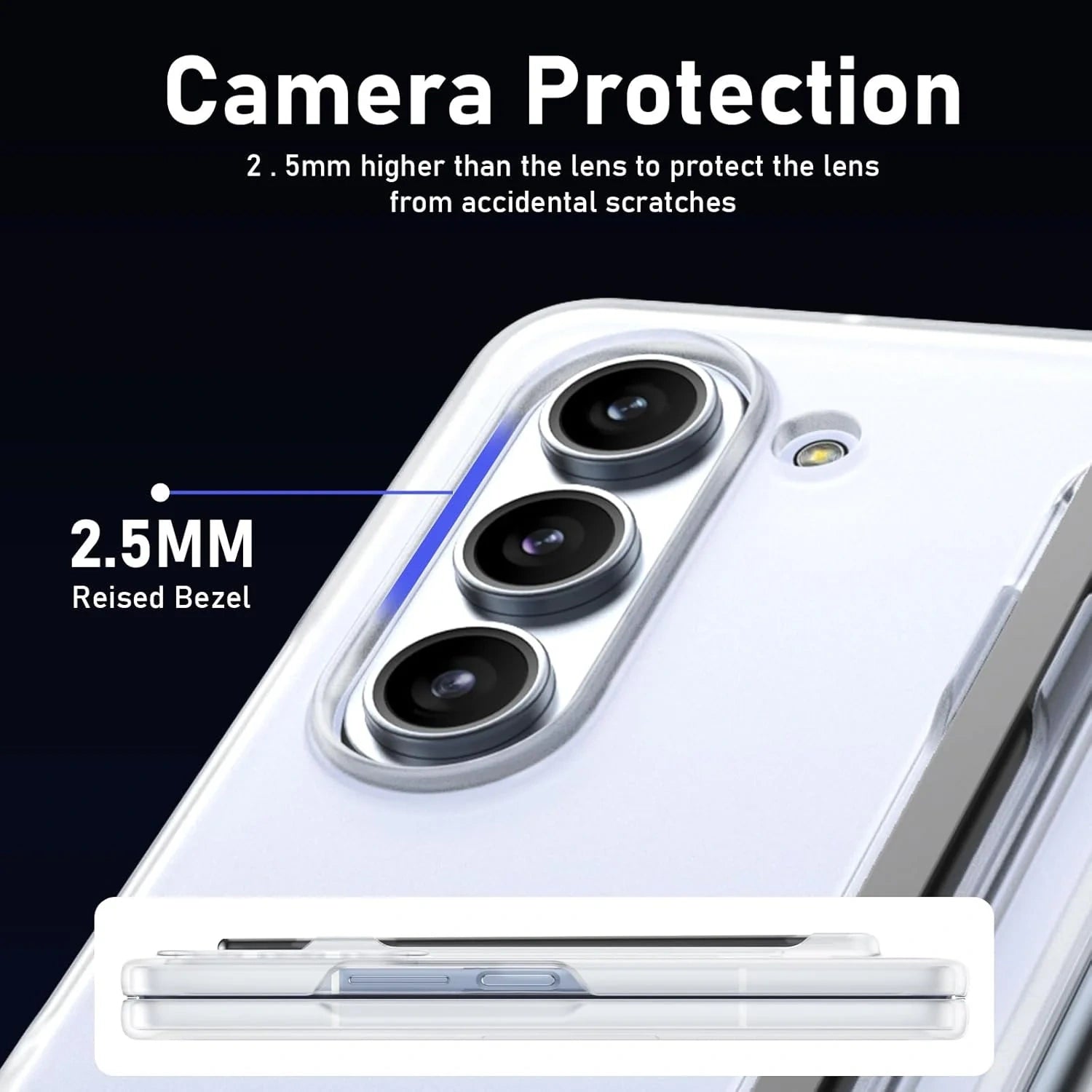 XPen Transparent Case Samsung Z Fold 5