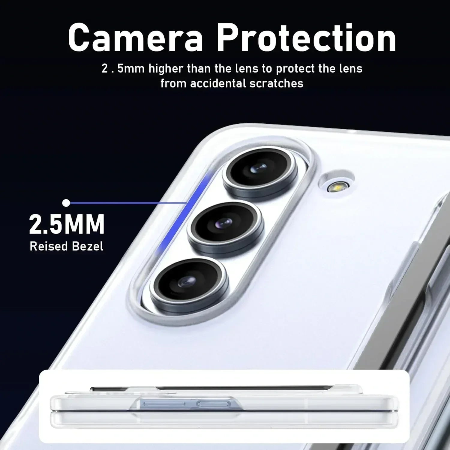 XPen Transparent Case Samsung Z Fold 6 - Three