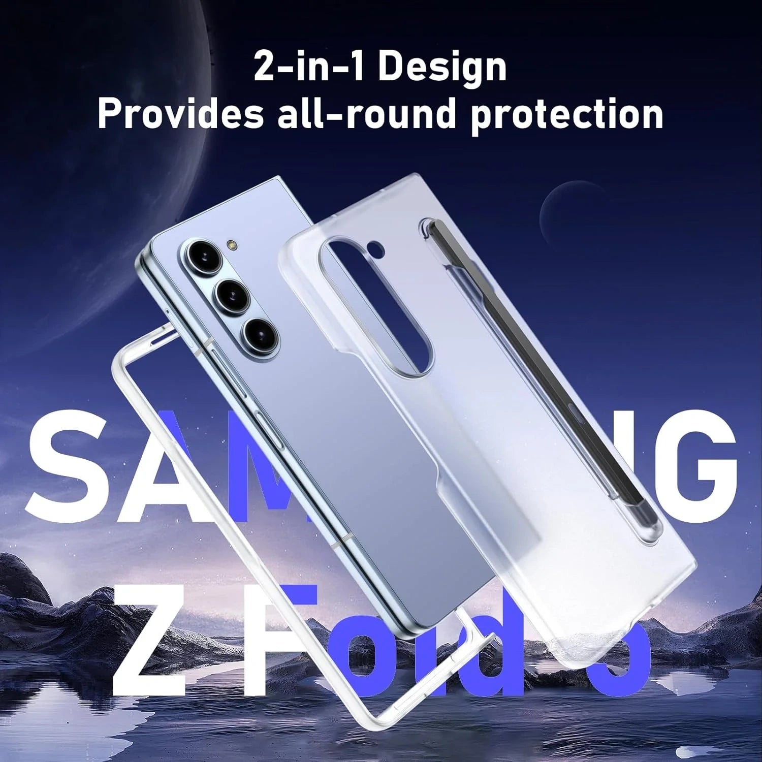 XPen Transparent Case Samsung Z Fold 5