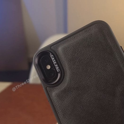 Black Leather Case iPhone X Max