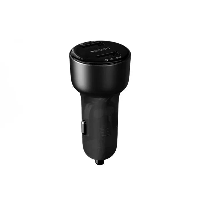 Yesido 18W USB Car Charger with 2 Ports Y51 - Three